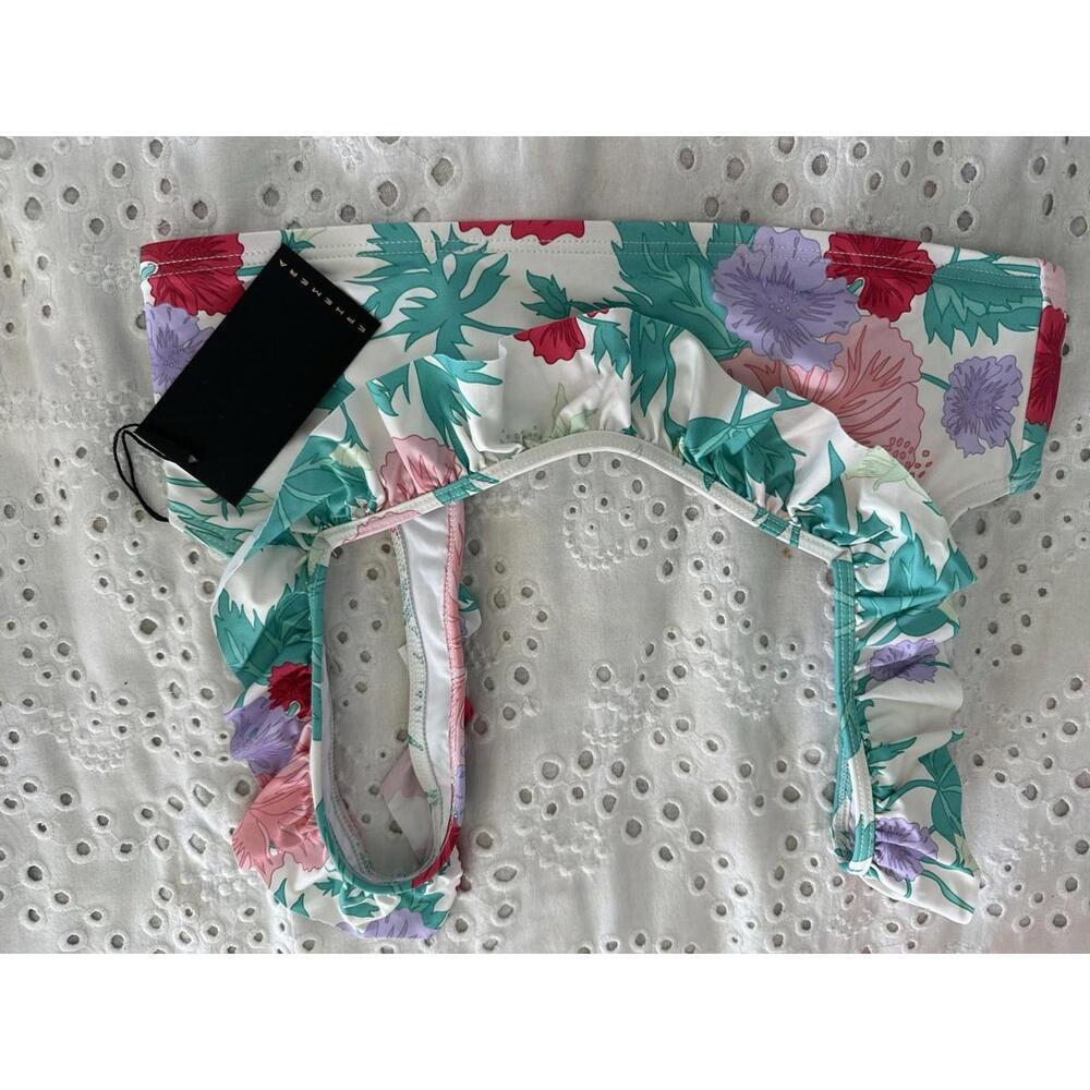 EPHEMERA ARCADIA FLOUNCE BRA Bikini Top $178 NWT 42 8 Medium Tuckernuck - Picture 5 of 8